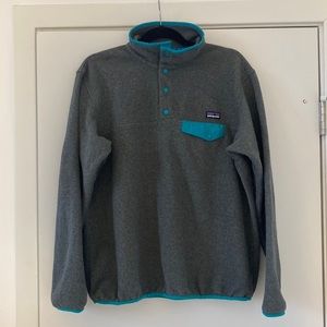 Patagonia Synchilla Snap-T fleece pullover, size women’s L
